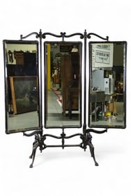 TRI FOLD IRON TAILOR'S MIRROR