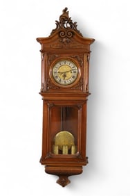JUNGHENS THREE WEIGHT WALL CLOCK