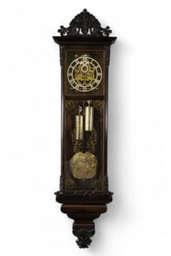 UNUSUAL REGULATOR SKELETON WALL CLOCK