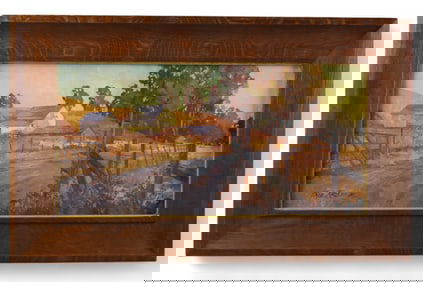PAUL KRATTER OIL PAINTING