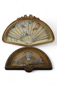 2 FRAMED FANS