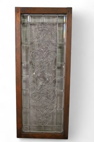 LEADED GLASS WINDOW