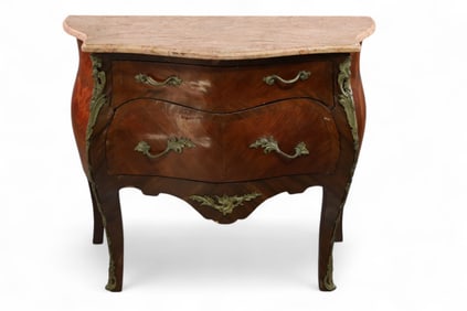 FRENCH MARBLE TOP COMMODE