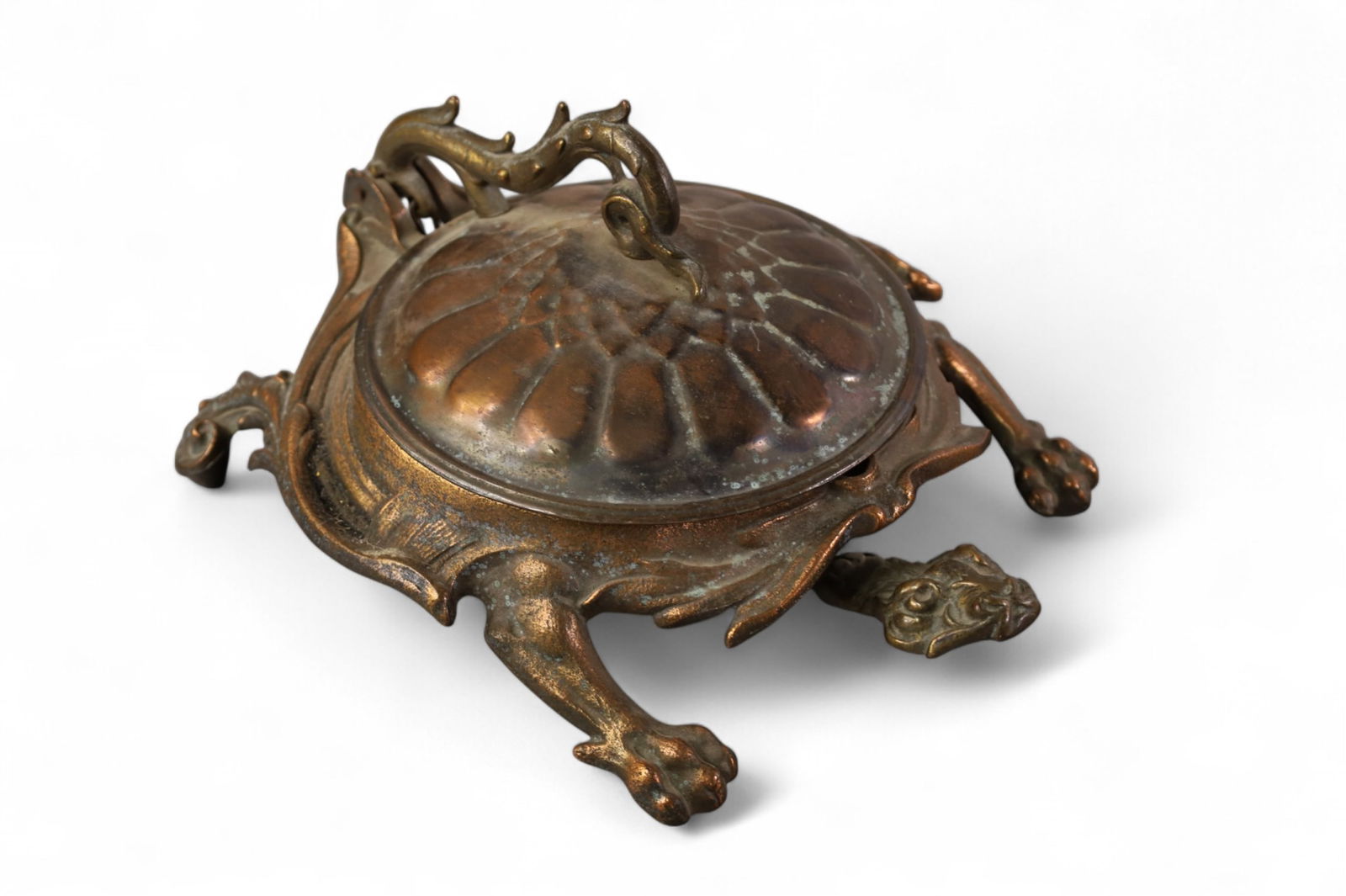 BRADLEY & HUBBARD TURTLE SPITOON (1 of 4)