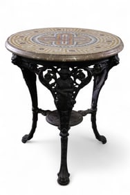 VICTORIAN CAST IRON PUB TABLE
