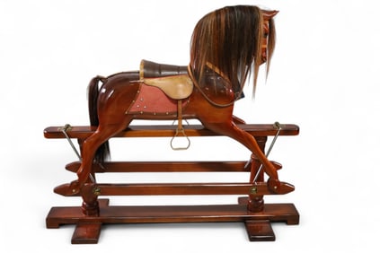 LARGE ROCKING HORSE