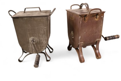 2 TABLE TOP BUTTER CHURNS