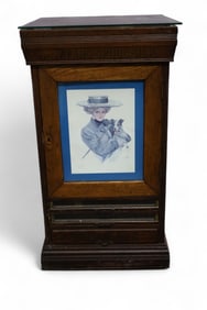 WINSTED SILK CO SPOOL CABINET