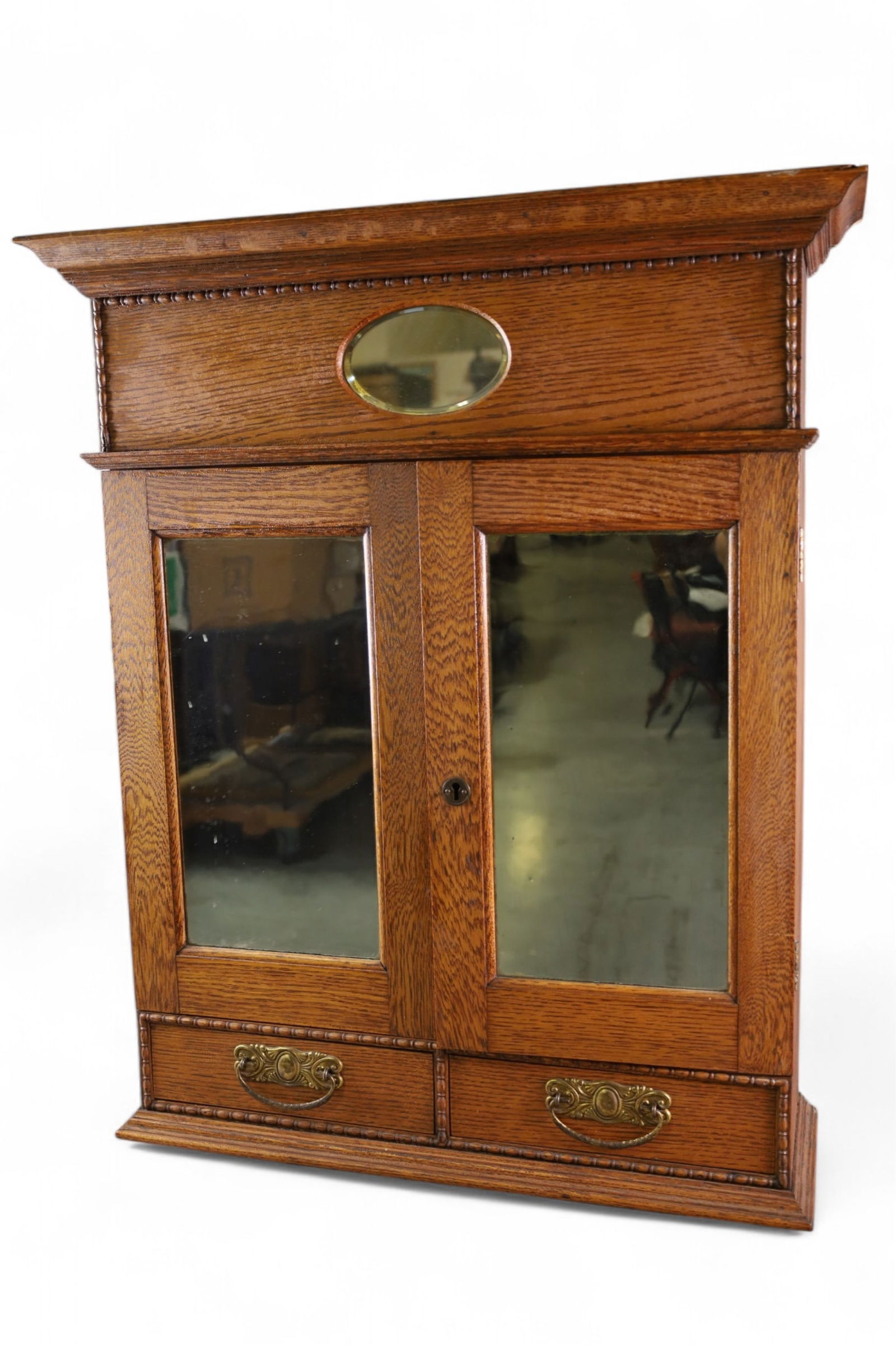 OAK HANGING MEDICINE CABINET (1 of 2)