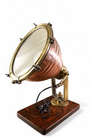 BRASS AND COPPER SHIP'S SPOTLIGHT