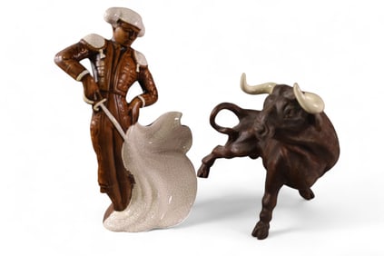 MATADOR & BULL FIGURE