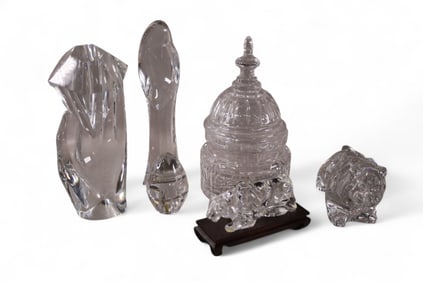 6 PIECES OF CRYSTAL