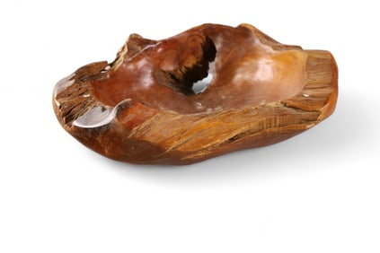 HAND CARVED WOODEN BOWL