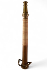 LARGE BRASS FIRE NOZZLE
