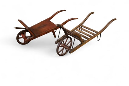 2 CHILDS WHEELBARROWS