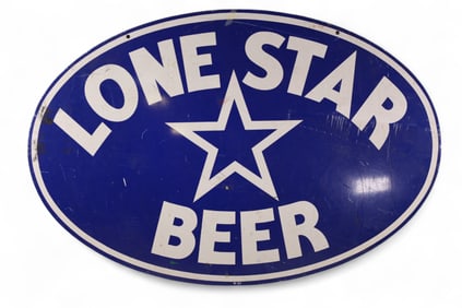 LONE STAR BEER METAL SIGN
