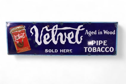 VELVET PIPE TOBACCO SSP SIGN