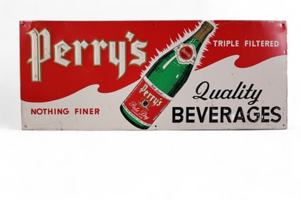 PERRY'S BEVERAGE SIGN