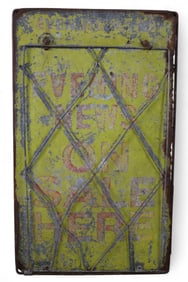 ANTIQUE METAL SIGN