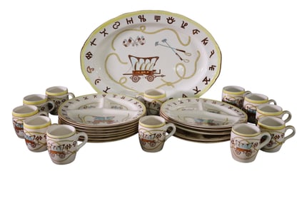 WESTERN DISHWARE SET