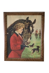 VICTORIAN HORSE PRINT