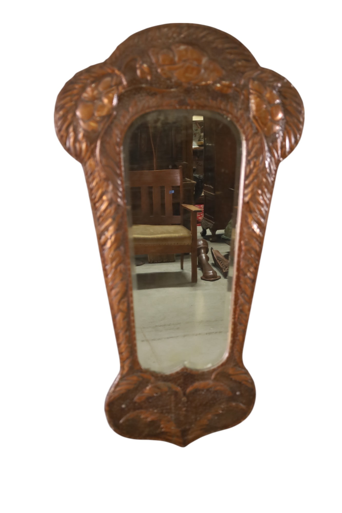 ART NOUVEAU WALL MIRROR (1 of 2)