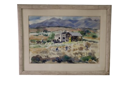 FRAMED WATERCOLOR
