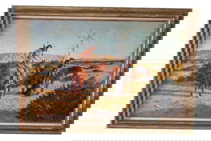 NATIVE AMERICAN PAINTING