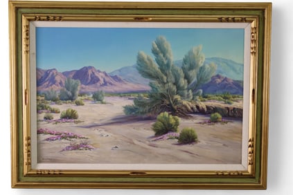 NORMAN YECKLEY DESERT LANDSCAPE PAINTING