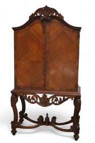 1920'S CLOSED DOOR CHINA CABINET