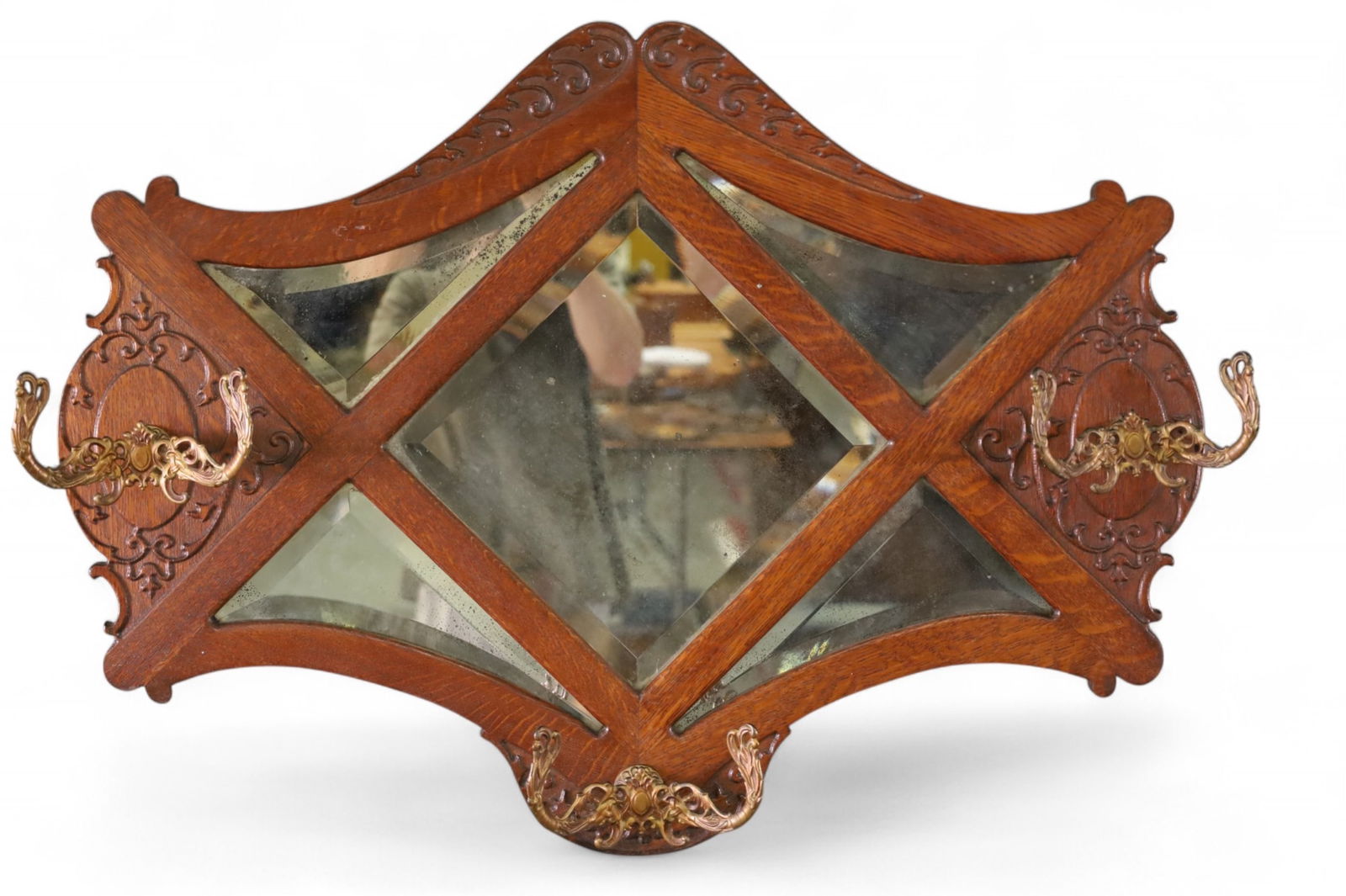 OAK HAT RACK (1 of 3)