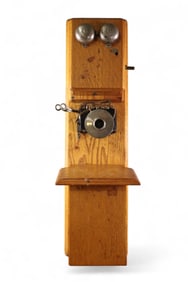 LARGE ANTIQUE WALL PHONE