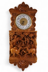 BLACK FOREST STYLE WALL CLOCK