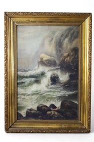 SEASCAPE OIL PAINTING