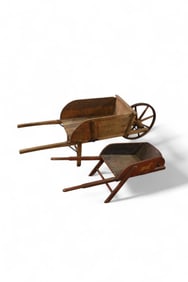 PRIMITIVE WHEELBARROWS