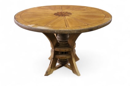 WAGON WHEEL TABLE