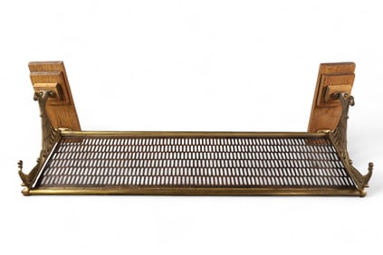 BRASS RAILROAD SHELF
