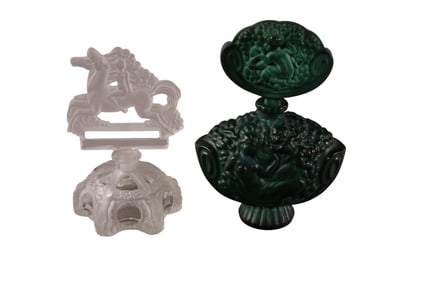 2 PERFUME BOTTLES