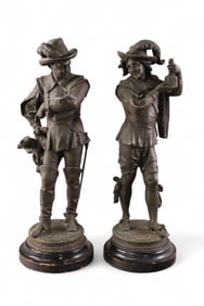 2 SPELTER FIGURES