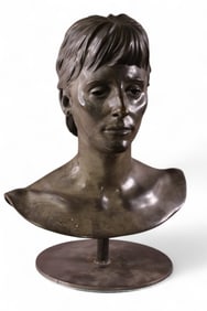 LARGE BRONZE BUST