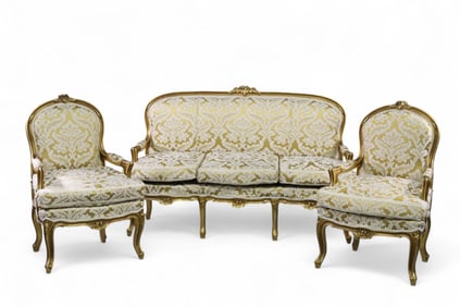 3 PIECE FRENCH PARLOR SET