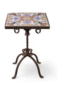 TILE TOP SIDE TABLE