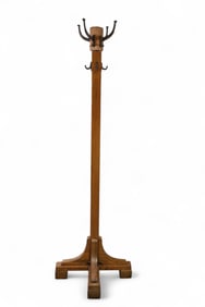 ARTS & CRAFTS OAK HAT RACK