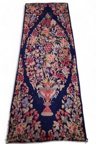 APPROX 6' 2" x 2' 2" HANDMADE WOOL RUG