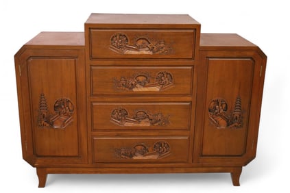 CHINESE HARDWOOD BUFFET