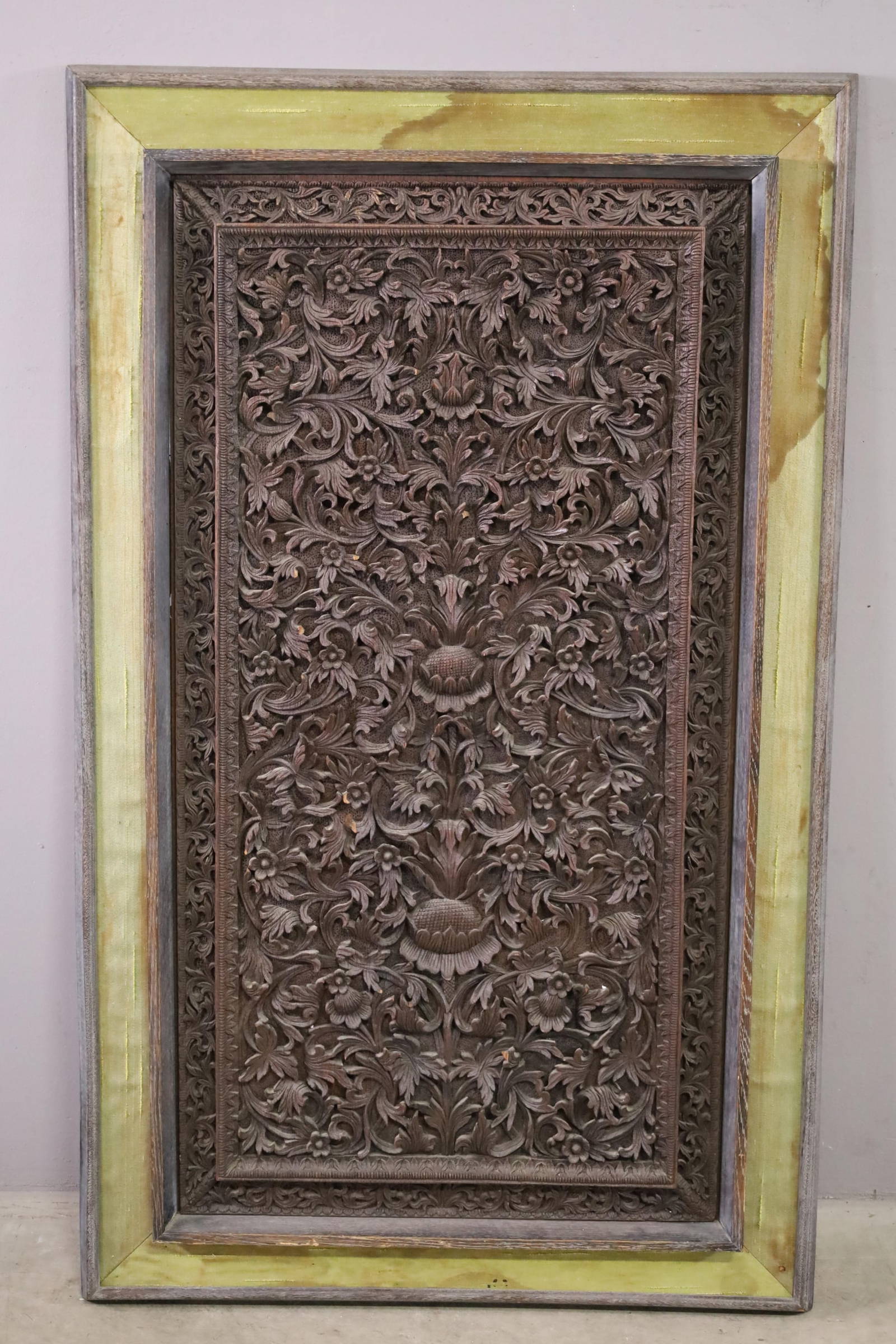 HIGHLY CARVED ASIAN PANEL