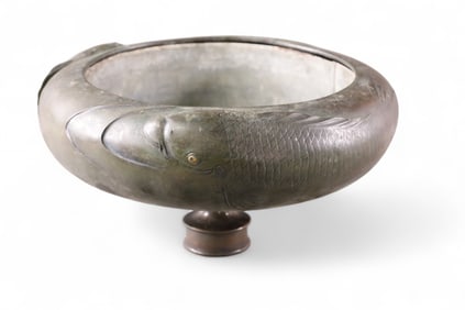 JAPANESE BRONZE PLANTER