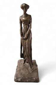 PLASTER FIGURE OF WOMAN