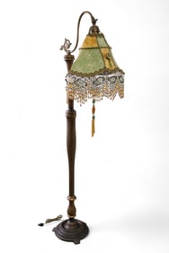 1920'S GOOSE NECK FLOOR LAMP