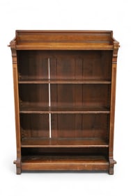 VICTORIAN WALNUT BOOKSHELF